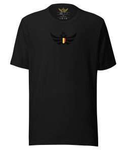 Alternative view of Belgium Shield <br> Black Eagle T-shirt <br> Men | Women