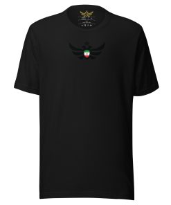 Alternative view of Iran Shield <br> Black Eagle T-shirt <br> Men | Women