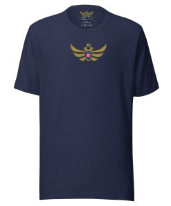 Alternative view of North Korea Shield <br> Gold Eagle T-shirt <br> Men | Women