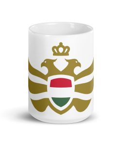 Hungary Shield <br> Gold Eagle White Ceramic Mug