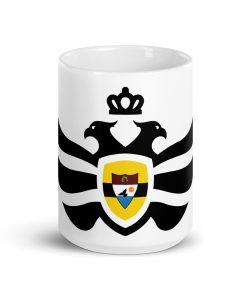 Liberland Shield Black Eagle White Ceramic Mug