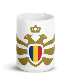 Transnistria Shield Gold Eagle White Ceramic Mug