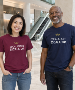 Alternative view of "Escalation Escalator"<br>Meme T-shirt <br> Men | Women