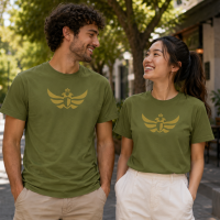 The Duran Gold Eagle Green T-shirt