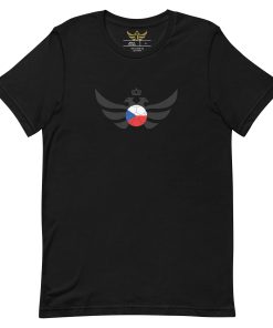 Alternative view of Czechia Black Football Limited Edition T-shirt | Women