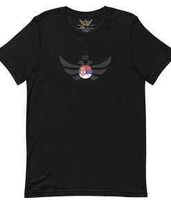 Alternative view of Serbia Black Football Limited Edition T-shirt | Women
