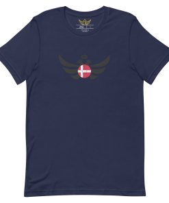 Alternative view of Denmark Black Football Limited Edition T-shirt | Men