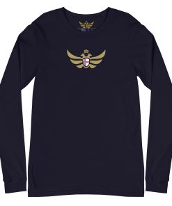 Faroe Islands Shield Gold Eagle Long Sleeve Shirt | Men's
