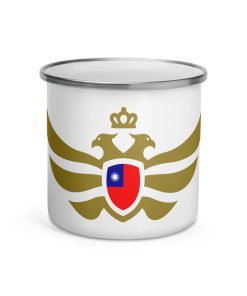 Taiwan Shield <br> Gold Eagle Enamel Mug