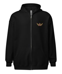 The Duran Puerto Rico Gold Eagle Zip Hoodie