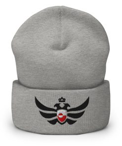 Greenland Shield <br> Black Eagle Cuffed Beanie