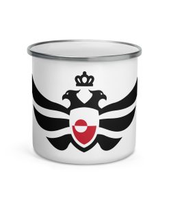Greenland Shield <br> Black Eagle Enamel Mug